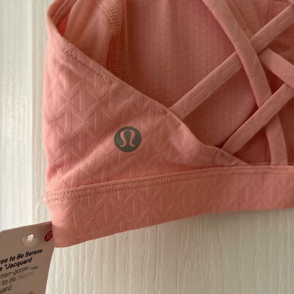 Lululemon Free to Be Serene Bra Jacquard Size 2 - Picture 5 of 6